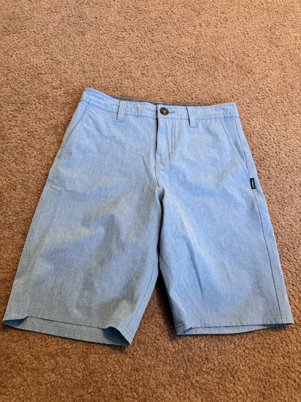 O'Neill Light Blue Men's Flat Front Shorts